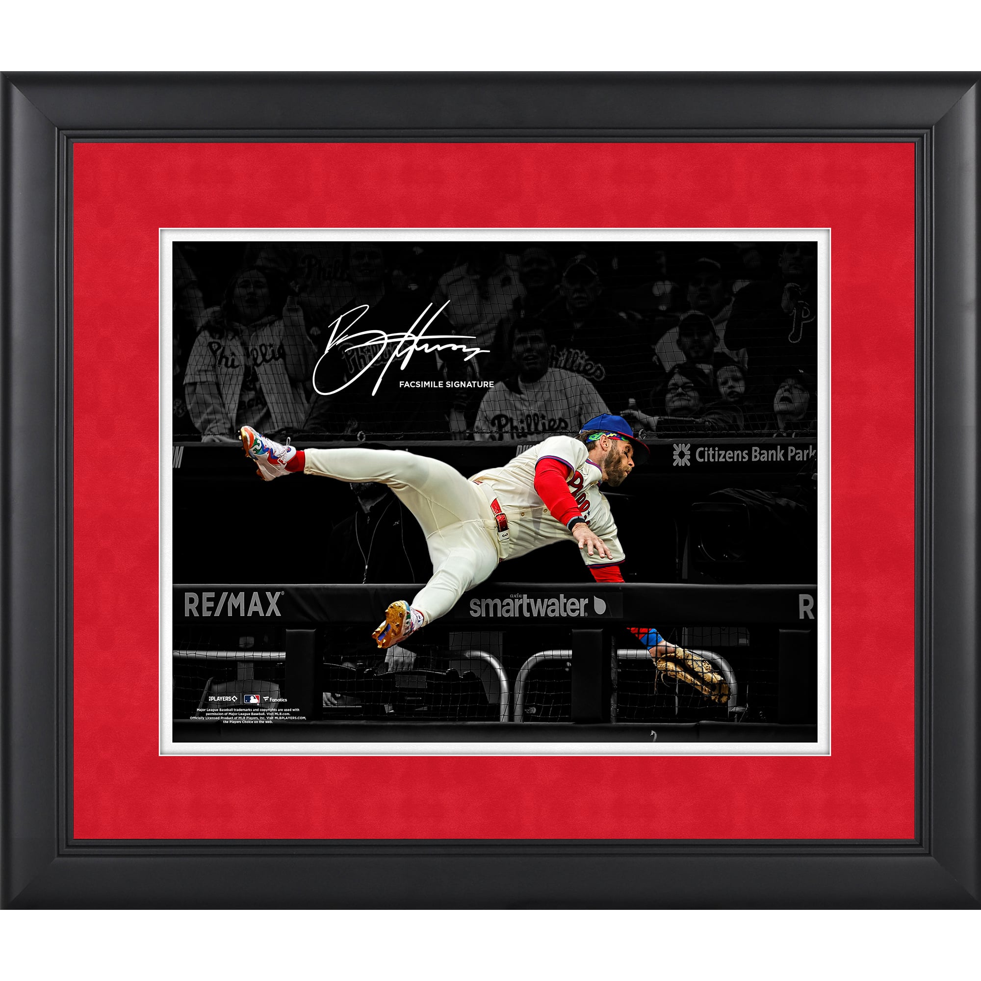 Bryce Harper Philadelphia Phillies Facsimile Signature Framed 11" x 14" Spotlight Photograph
