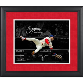 Bryce Harper Philadelphia Phillies Facsimile Signature Framed 11" x 14" Spotlight Photograph