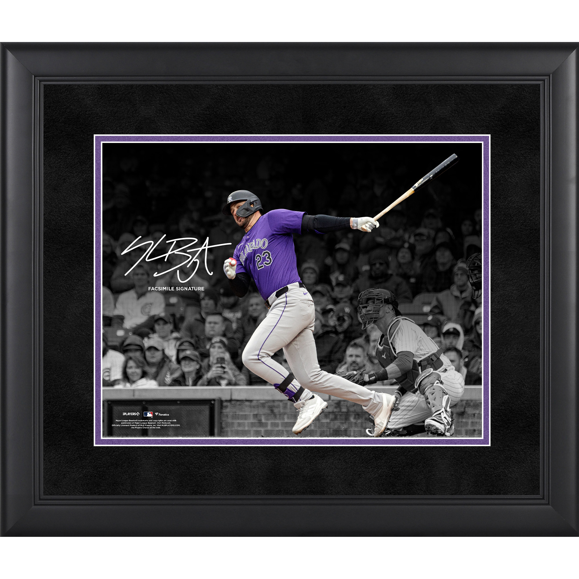 Kris Bryant Colorado Rockies Facsimile Signature Framed 11" x 14" Spotlight Photograph