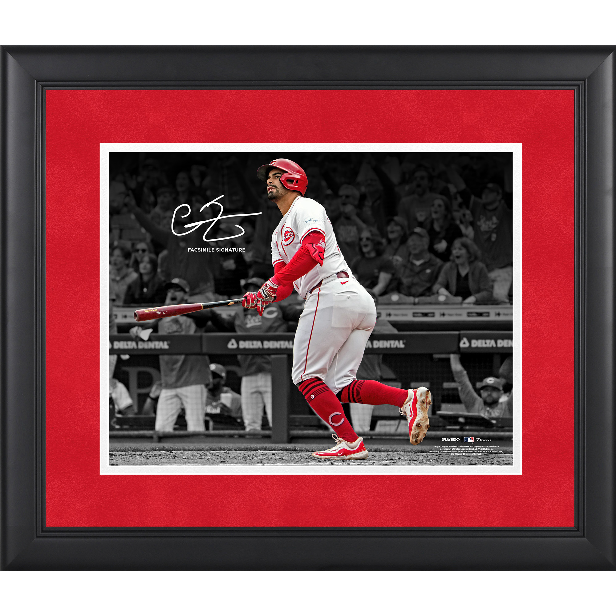 Christian Encarnacion-Strand Cincinnati Reds Facsimile Signature Framed 11" x 14" Spotlight Photograph