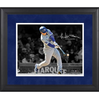 Will Smith Los Angeles Dodgers Facsimile Signature Framed 11" x 14" Spotlight Photograph