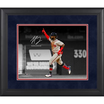 Michael Harris II Atlanta Braves Facsimile Signature Framed 11" x 14" Spotlight Photograph