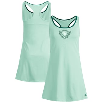 Women's adidas  Green Miami Hurricanes Spring Fling Active Racerback Skort Dress