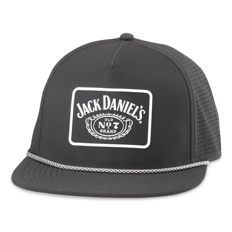 Men's American Needle Black Jack Daniels Buxton Snapback Hat