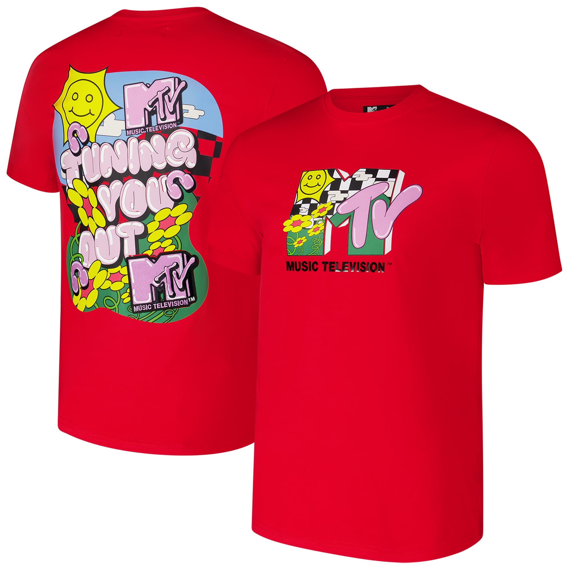 Men's Freeze Max Red MTV Tuning You Out T-Shirt
