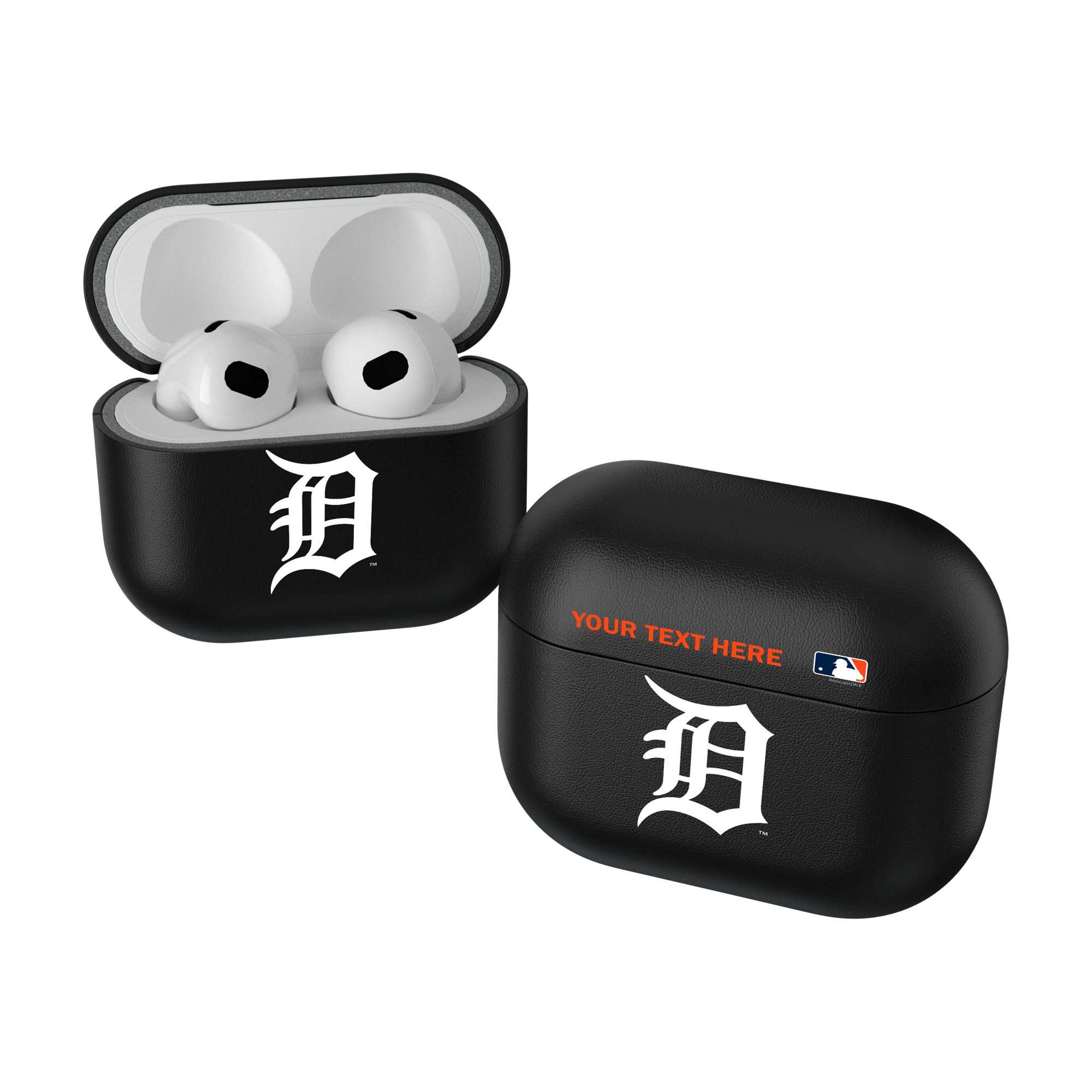 Keyscaper Detroit Tigers Personalized Insignia 1st Gen AirPods Pro Case Cover