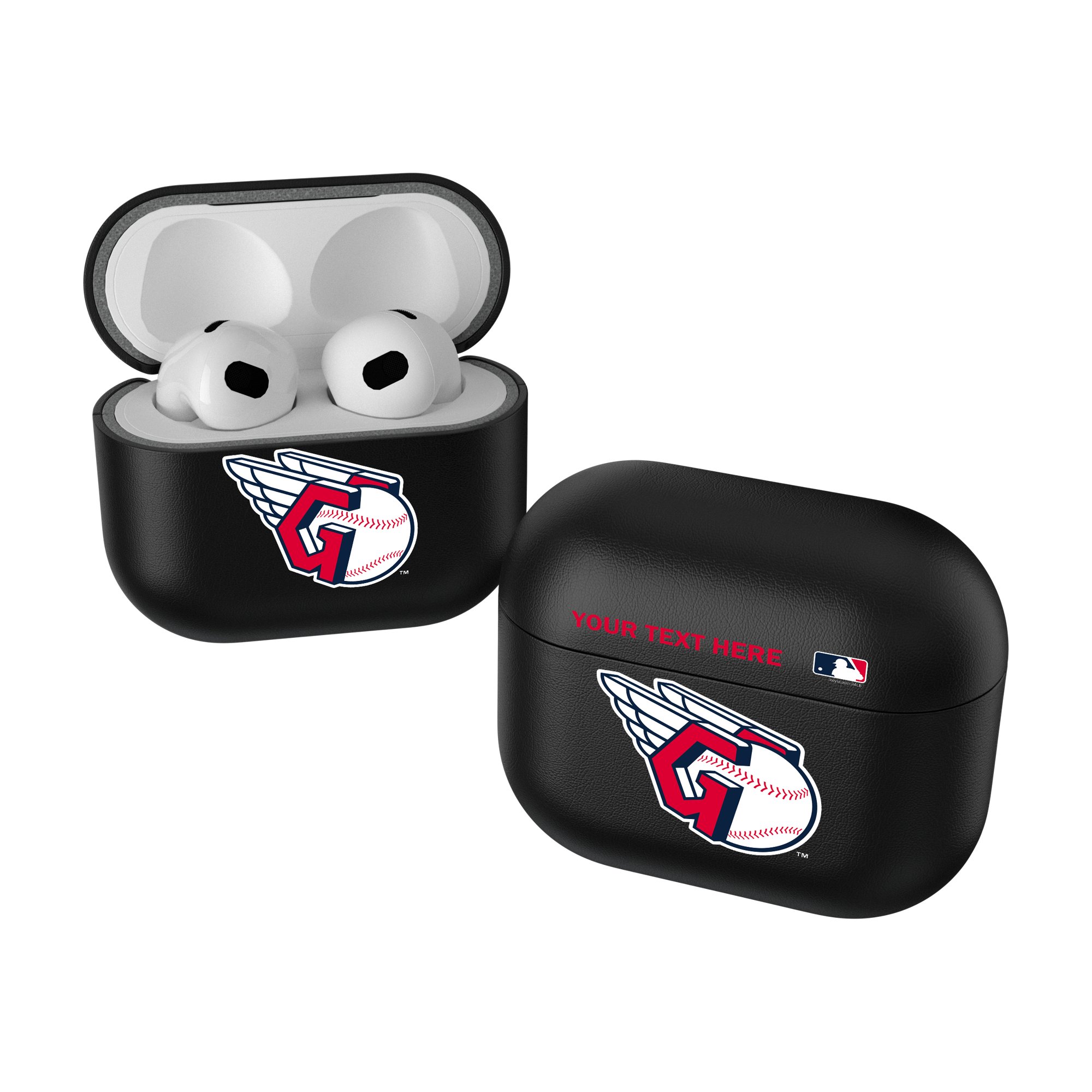 Keyscaper Cleveland Guardians Personalized Insignia 2nd Gen AirPods Pro Case Cover