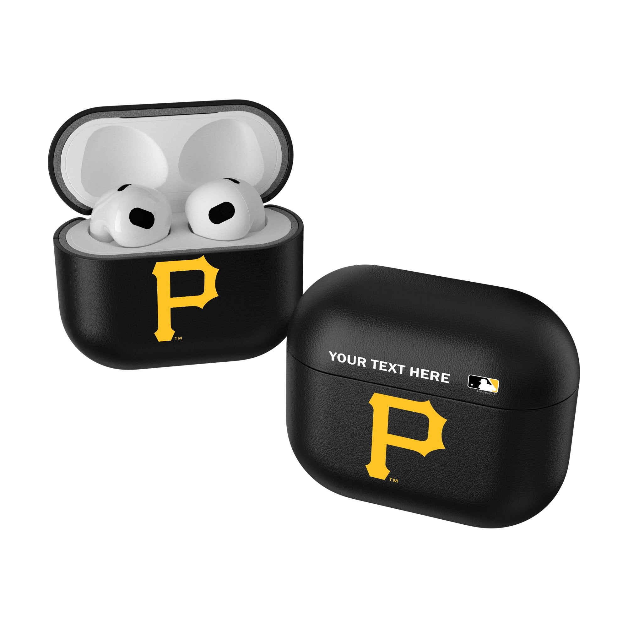 Keyscaper Pittsburgh Pirates Personalized Insignia 2nd Gen AirPods Pro Case Cover
