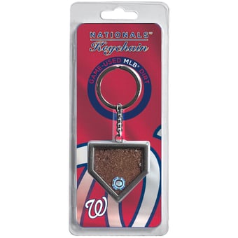 Washington Nationals Dirt Key Chain - Filled with Game-Used Dirt from a Home Game