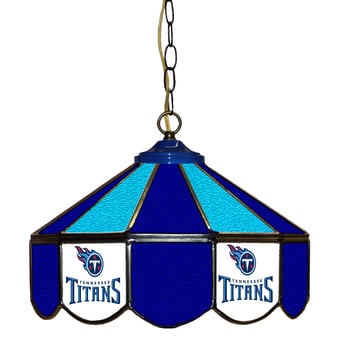 Tennessee Titans 14" Team Logo Glass Pub Lamp