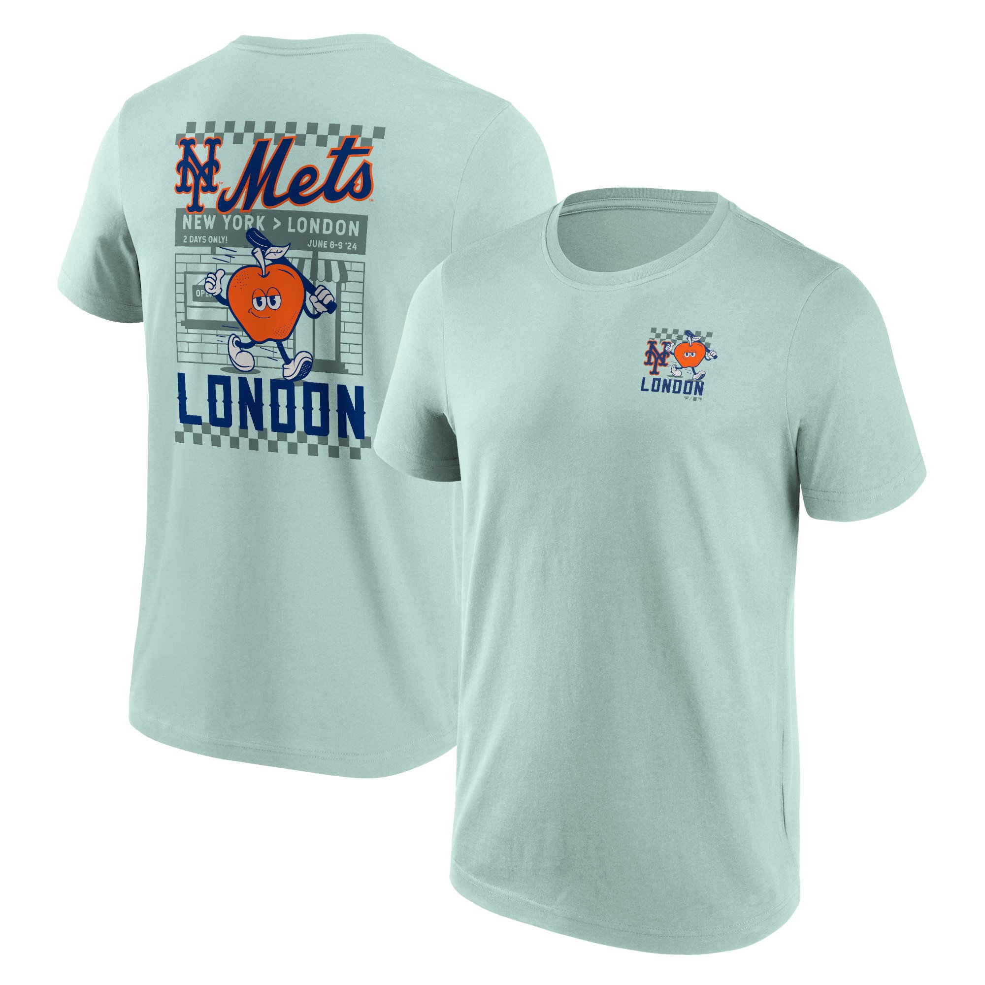 T-shirt New York Mets Hometown To London 2024 - Uomo