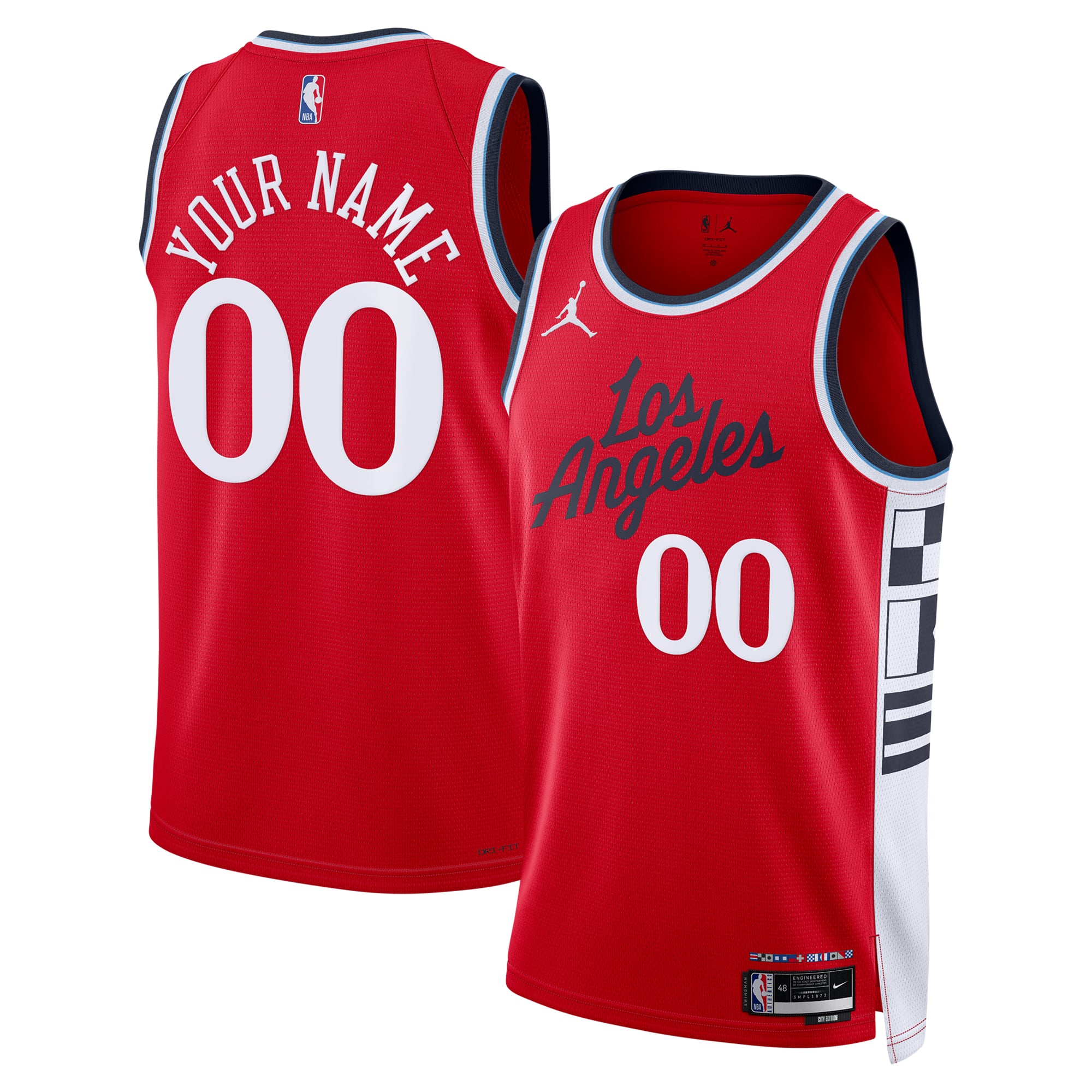 Camiseta NBA Statement Edition Swingman de los LA Clippers Jordan - Personalizada - Hombre