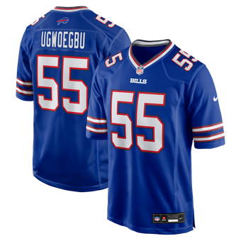Men's Nike David Ugwoegbu Royal Buffalo Bills Game Jersey