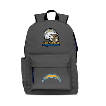 MOJO Gray Los Angeles Chargers Two Logo Campus Backpack