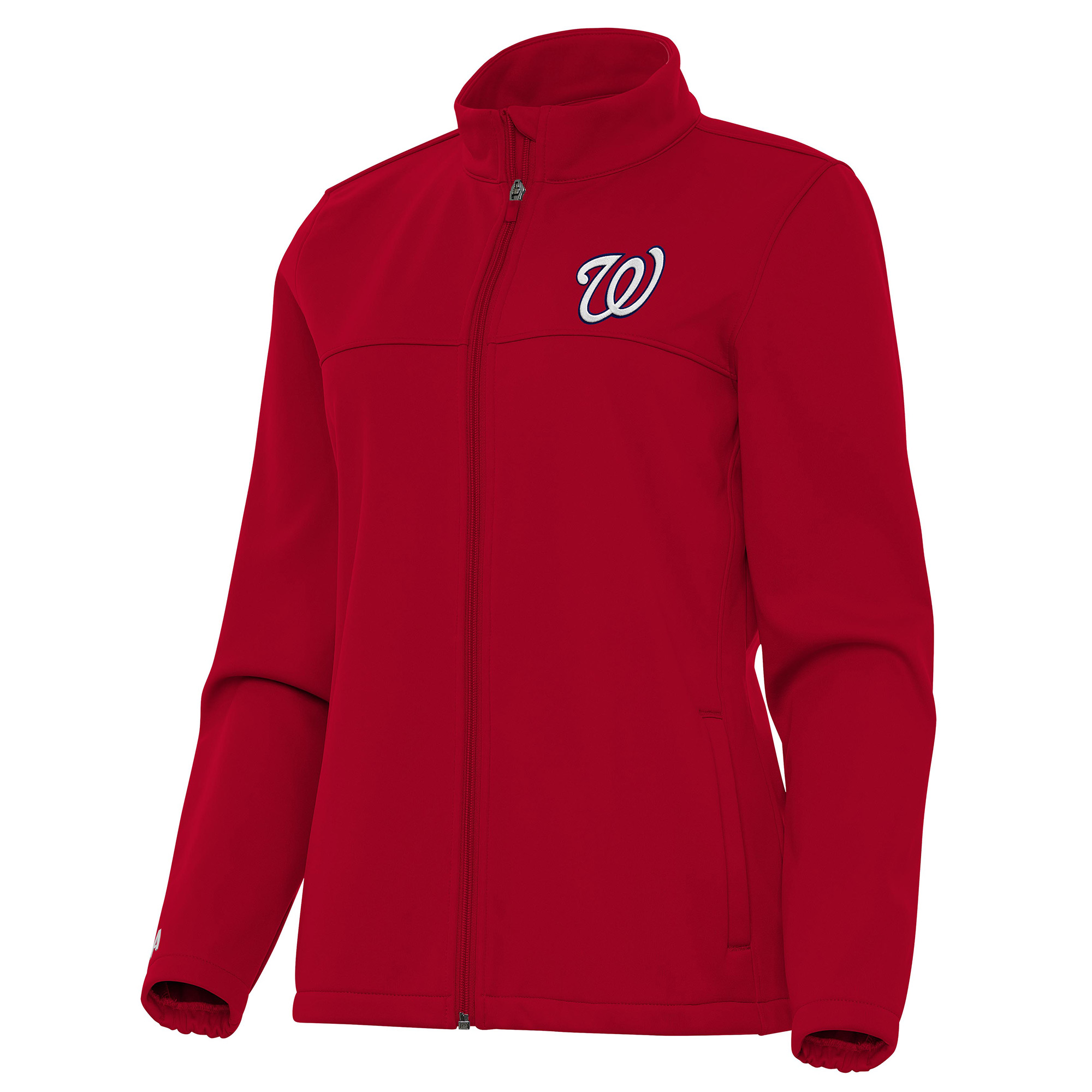 Women’s Antigua Red Washington Nationals Links 2 Golf Full-Zip Jacket Women’s Antigua Red Washington Nationals Links 2 Golf Full-Zip Jacket