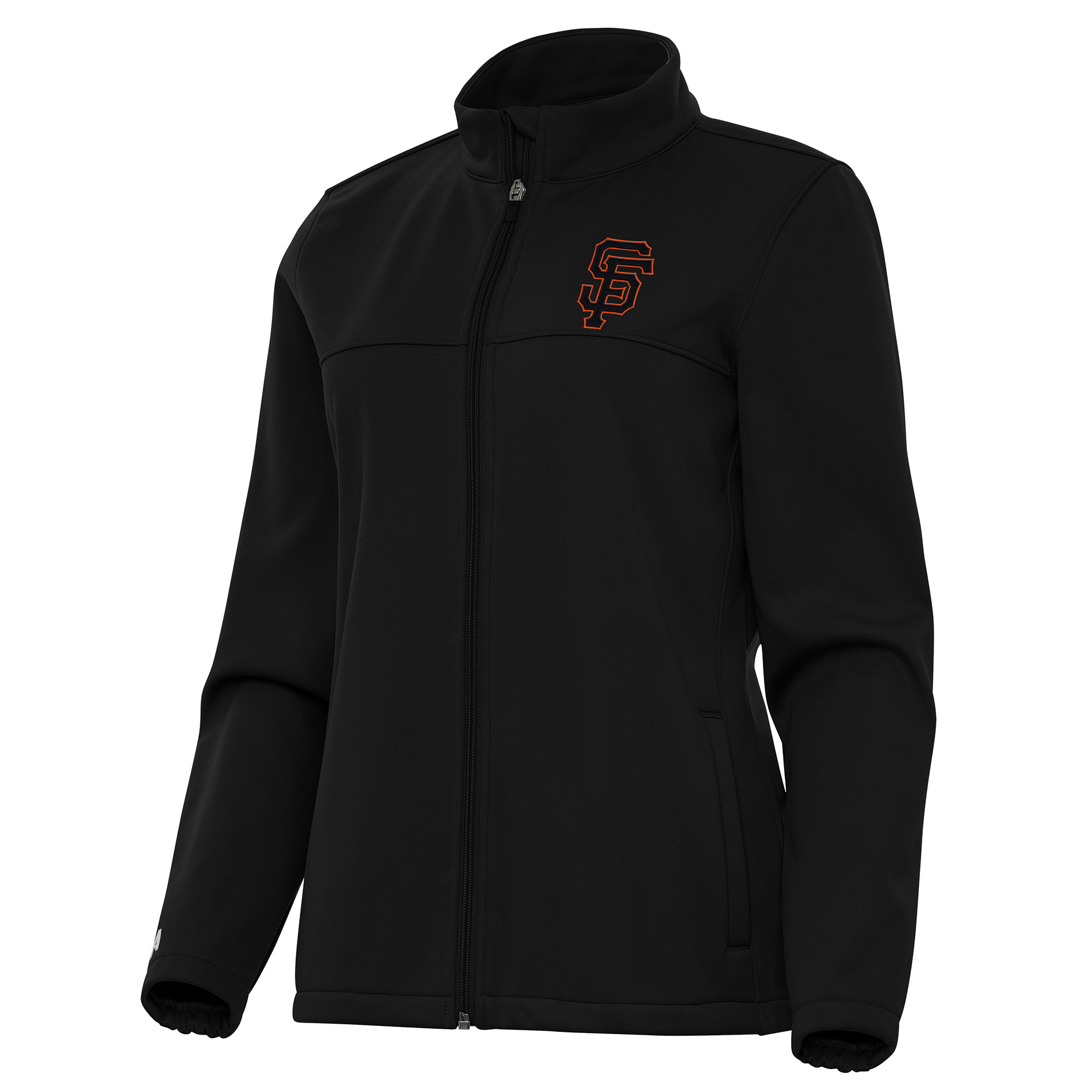 Women’s Antigua Black San Francisco Giants Links 2 Golf Full-Zip Jacket Women’s Antigua Black San Francisco Giants Links 2 Golf Full-Zip Jacket
