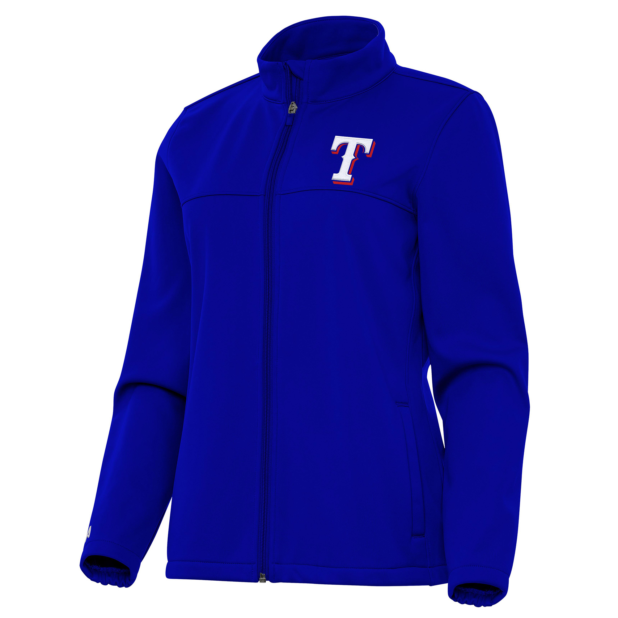 Women’s Antigua Royal Texas Rangers Links 2 Golf Full-Zip Jacket Women’s Antigua Royal Texas Rangers Links 2 Golf Full-Zip Jacket