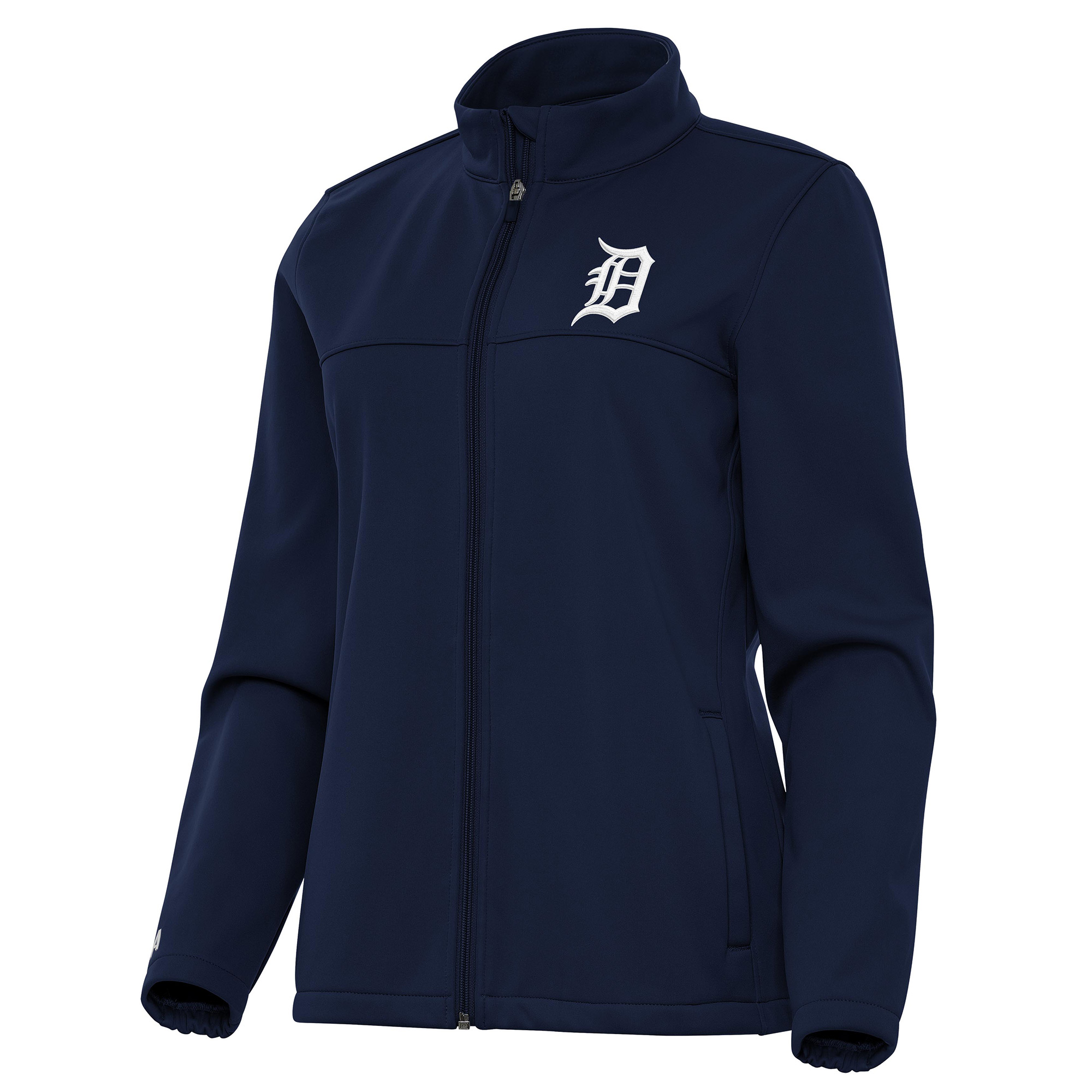 Women’s Antigua Navy Detroit Tigers Links 2 Golf Full-Zip Jacket Women’s Antigua Navy Detroit Tigers Links 2 Golf Full-Zip Jacket