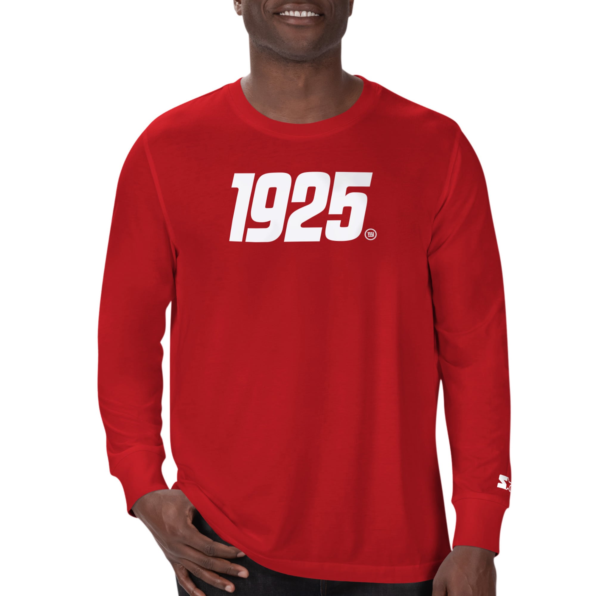 Men’s Starter Red New York Giants 1925 Collection Long Sleeve T-Shirt Men’s Starter Red New York Giants 1925 Collection Long Sleeve T-Shirt