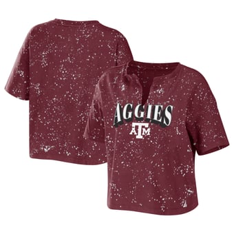 Women's WEAR by Erin Andrews Maroon Texas A&M Aggies Splatter T-Shirt