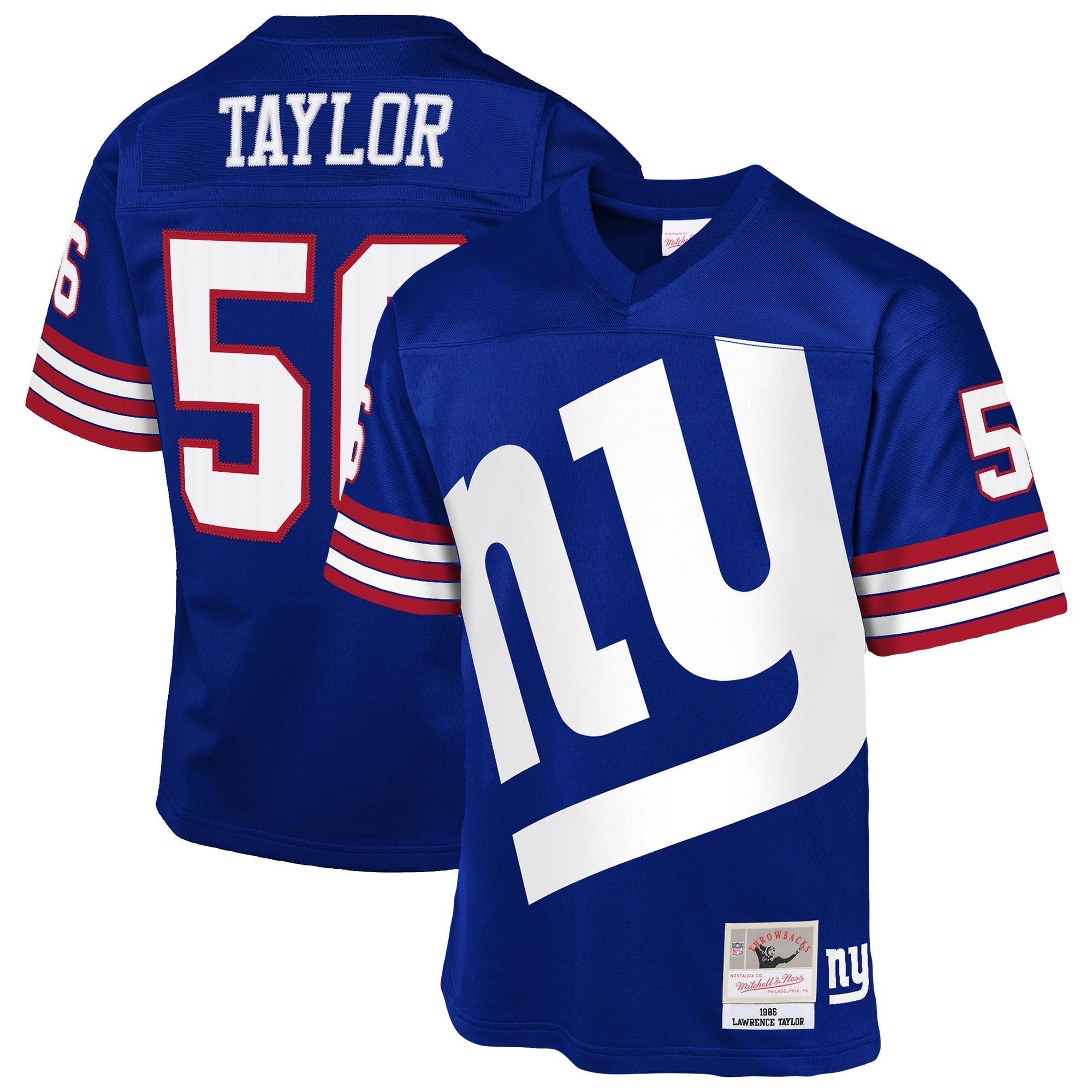 Youth Mitchell & Ness Lawrence Taylor Royal New York Giants 1986 Throwback Fashion Jersey Youth Mitchell & Ness Lawrence Taylor Royal New York Giants 1986 Throwback Fashion Jersey