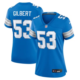 Women's Nike DaRon Gilbert Blue Detroit Lions Game Jersey
