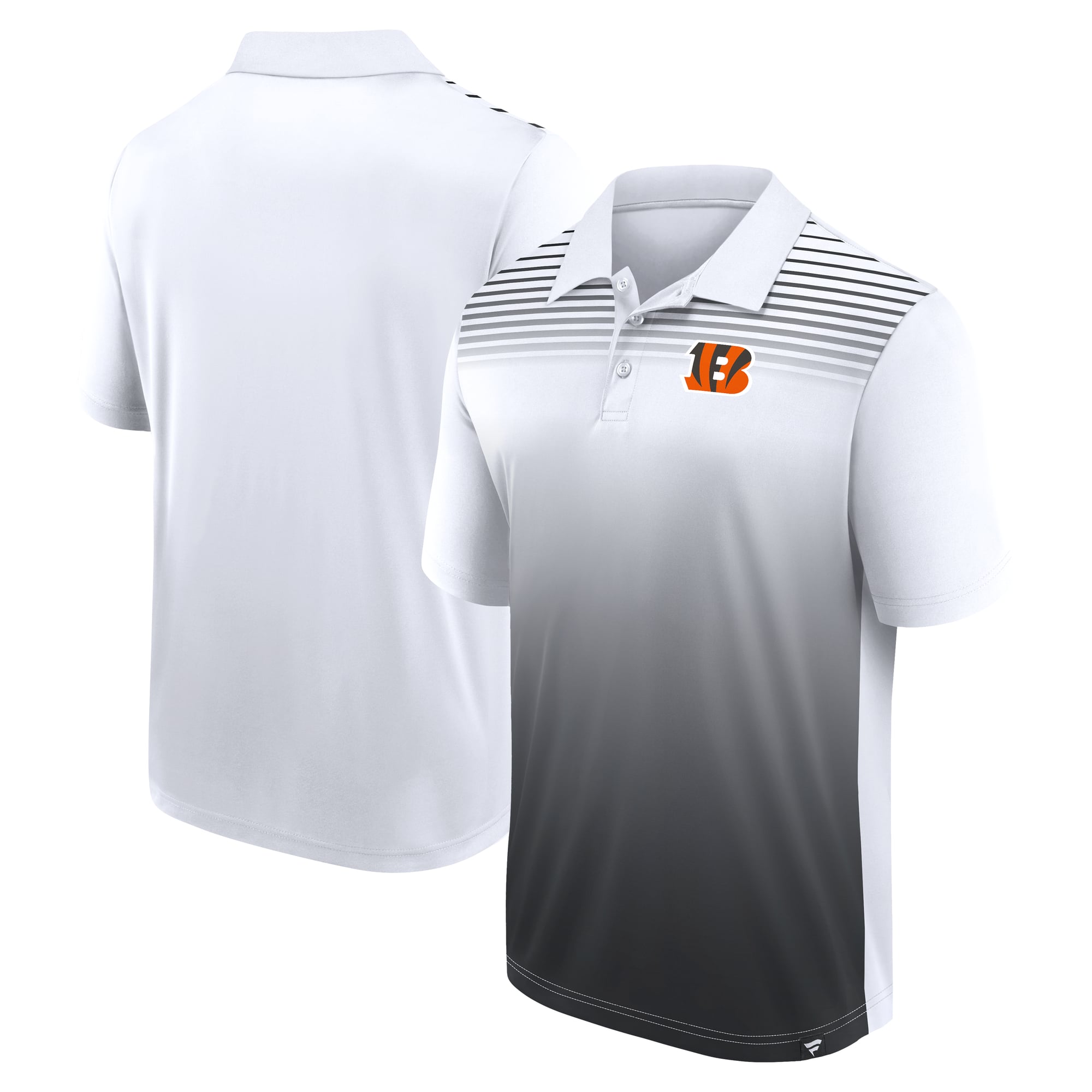 Men’s Logo Athletic White Cincinnati Bengals Sandlot Game Polo Men’s Logo Athletic White Cincinnati Bengals Sandlot Game Polo