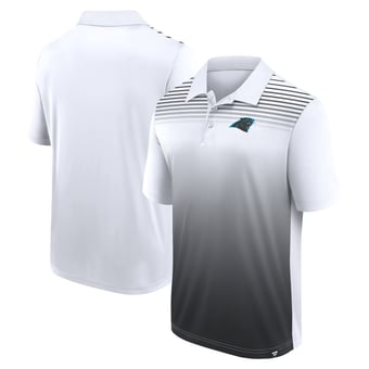Men's Logo Athletic White Carolina Panthers Sandlot Game Polo