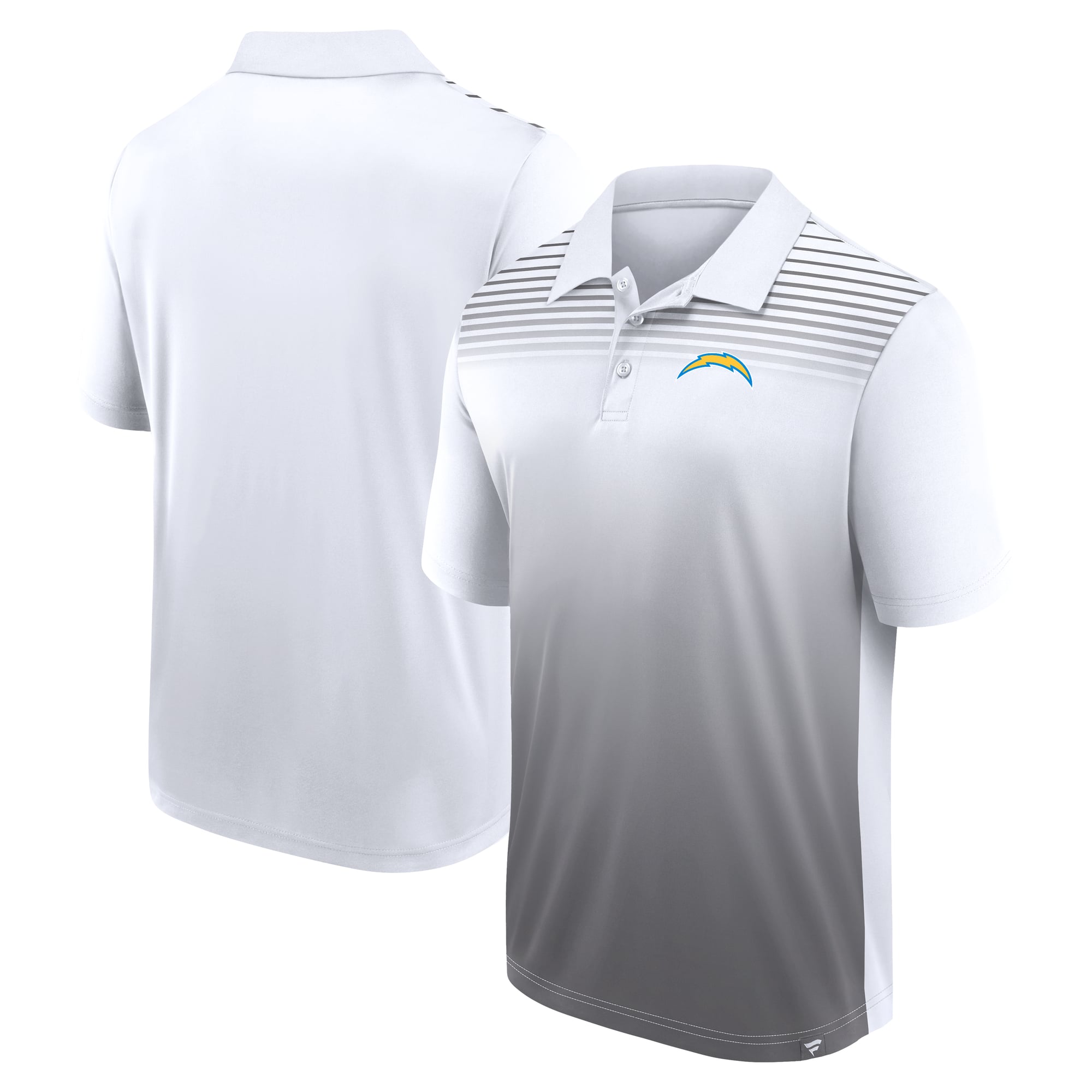 Men’s Logo Athletic White Los Angeles Chargers Sandlot Game Polo Men’s Logo Athletic White Los Angeles Chargers Sandlot Game Polo