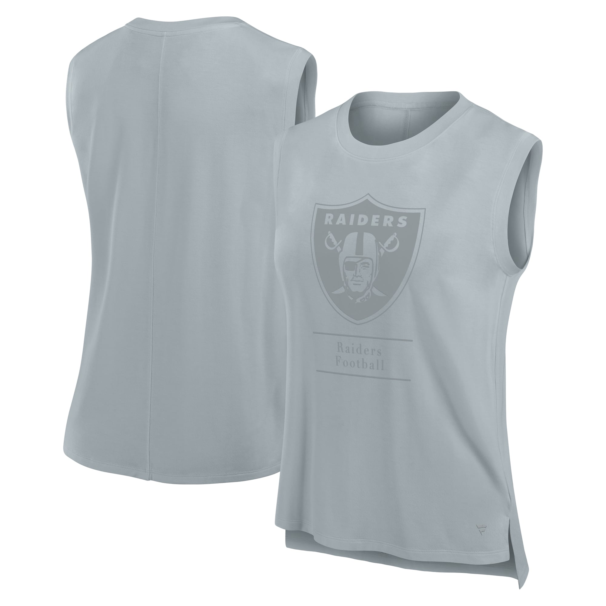 Women’s Fanatics Gray Las Vegas Raiders Studio Embrace Tank Top Women’s Fanatics Gray Las Vegas Raiders Studio Embrace Tank Top