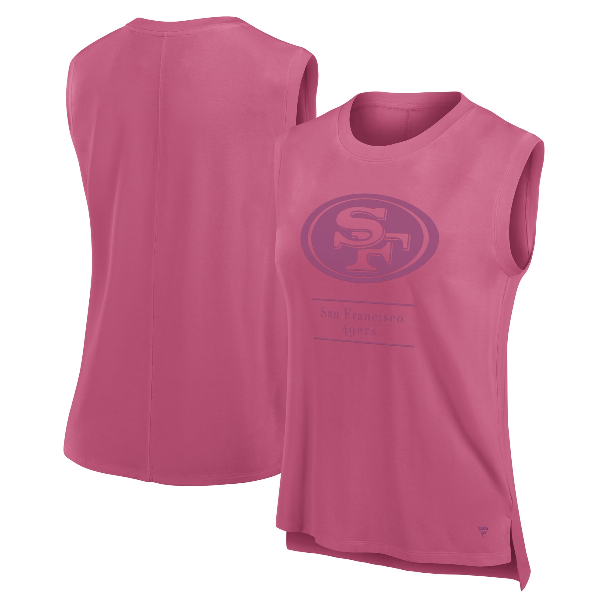 Women’s Fanatics Pink San Francisco 49ers Studio Embrace Tank Top Women’s Fanatics Pink San Francisco 49ers Studio Embrace Tank Top