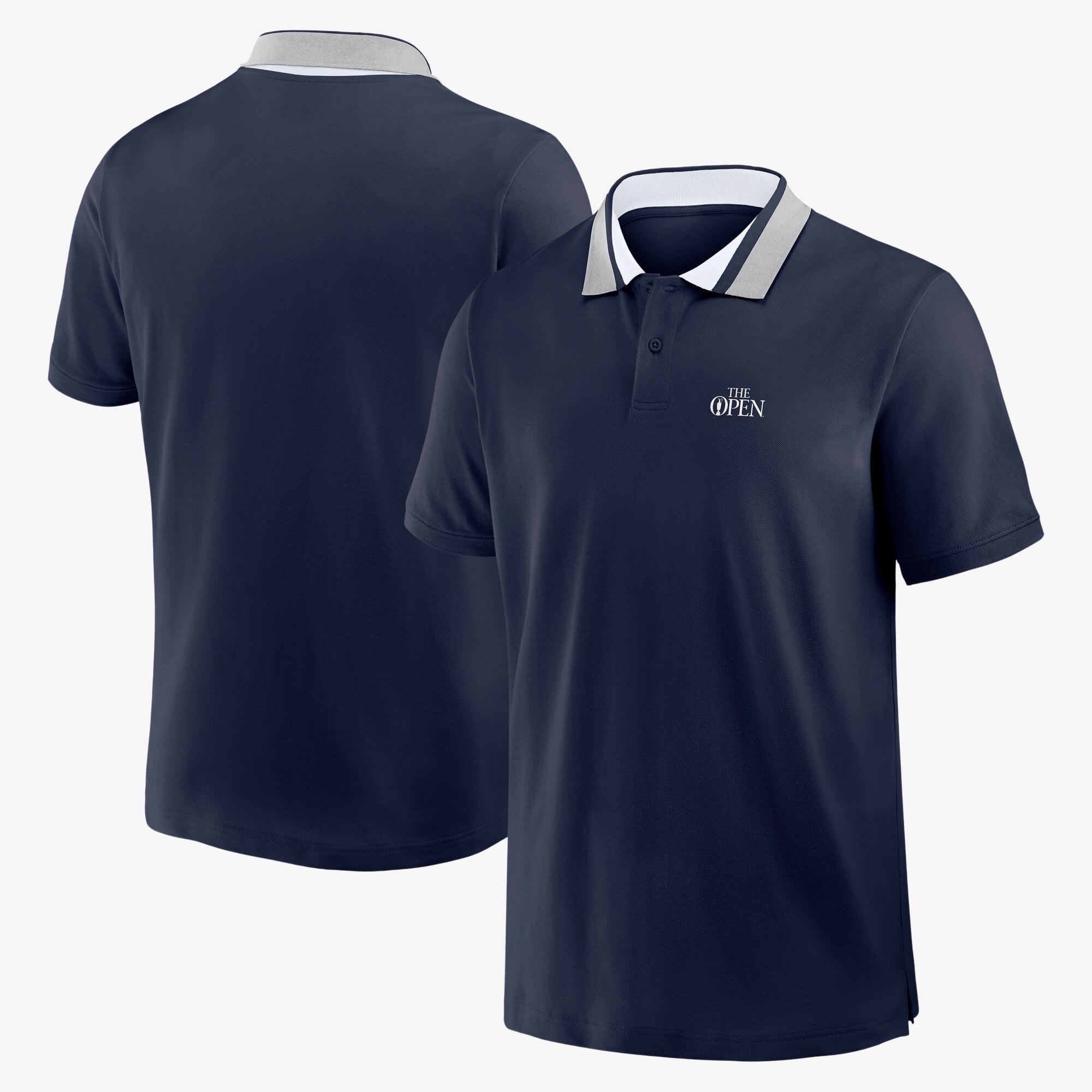 Polo The Open Tipped Pique - Blu marittimo