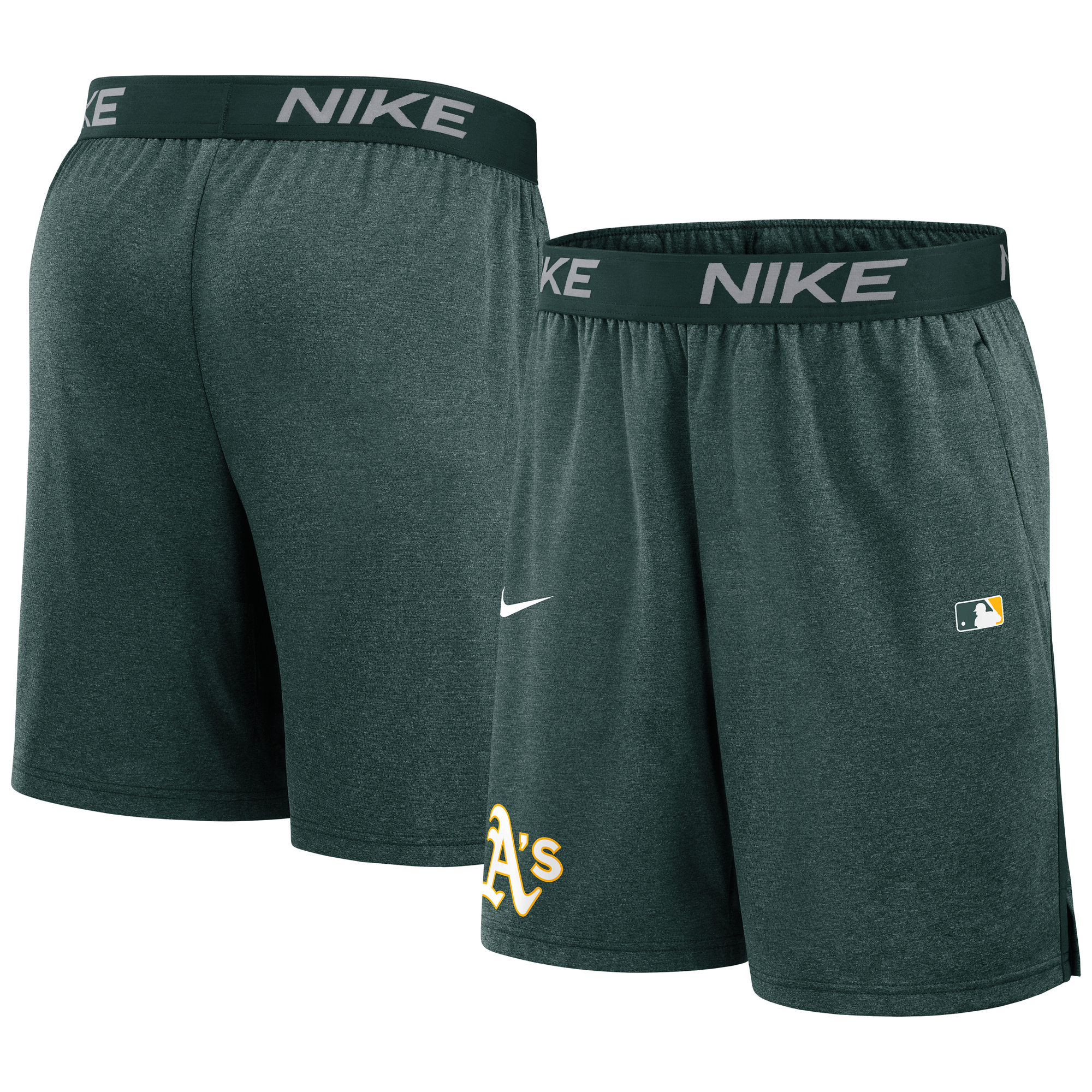 Men's Nike Green Athletics Authentic Collection Performance Knit Shorts