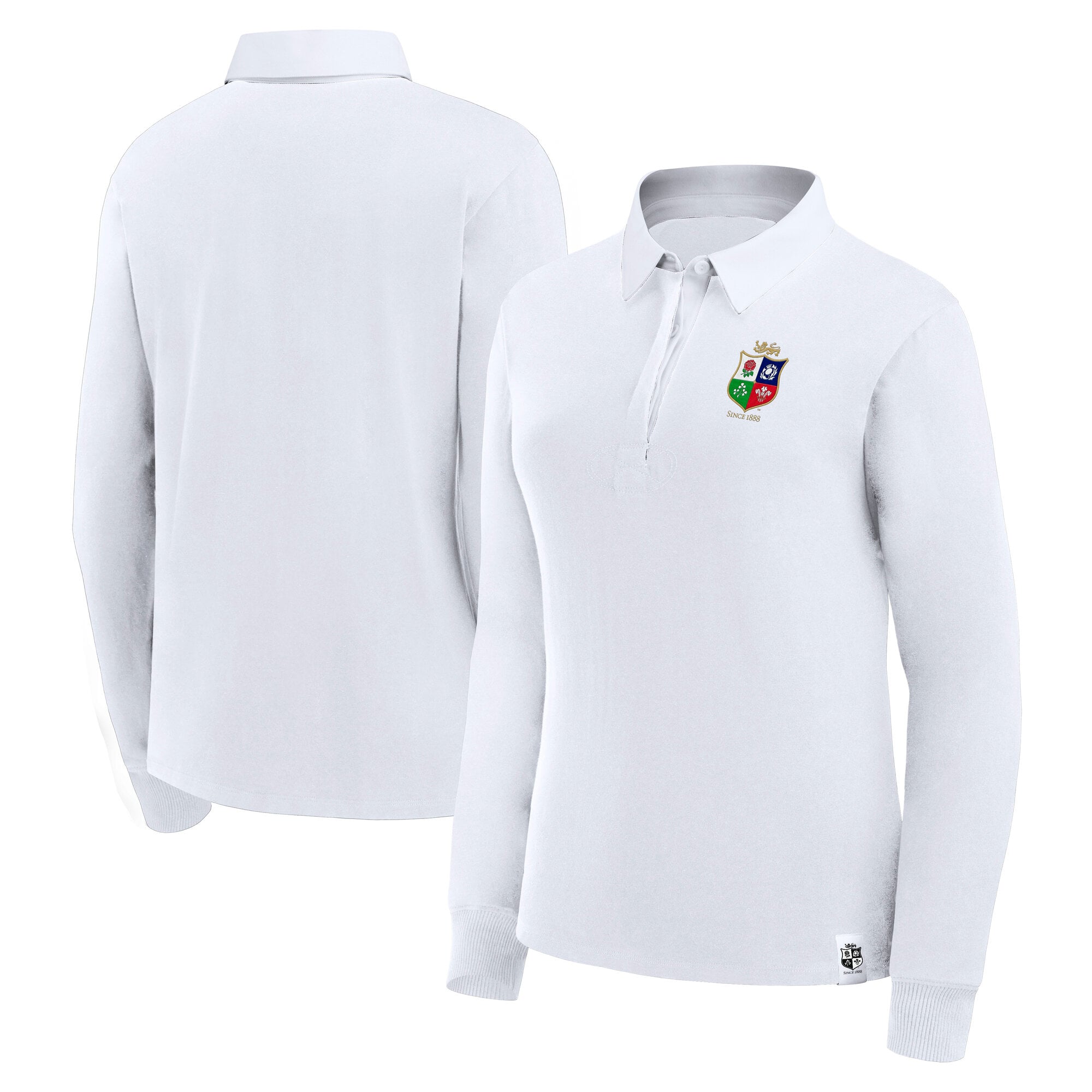 British & Irish Lions Maglia da rugby a maniche lunghe - Bianco - Donna