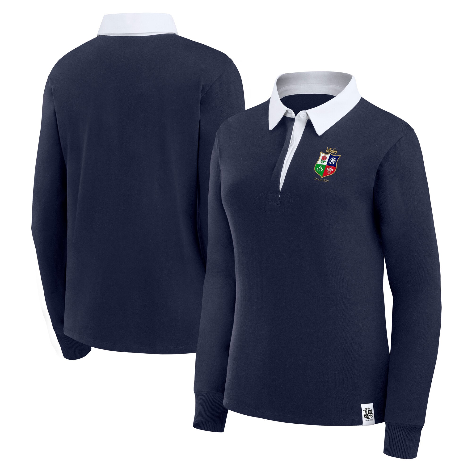 British & Irish Lions Maglia da rugby a maniche lunghe - Blu navy - Donna