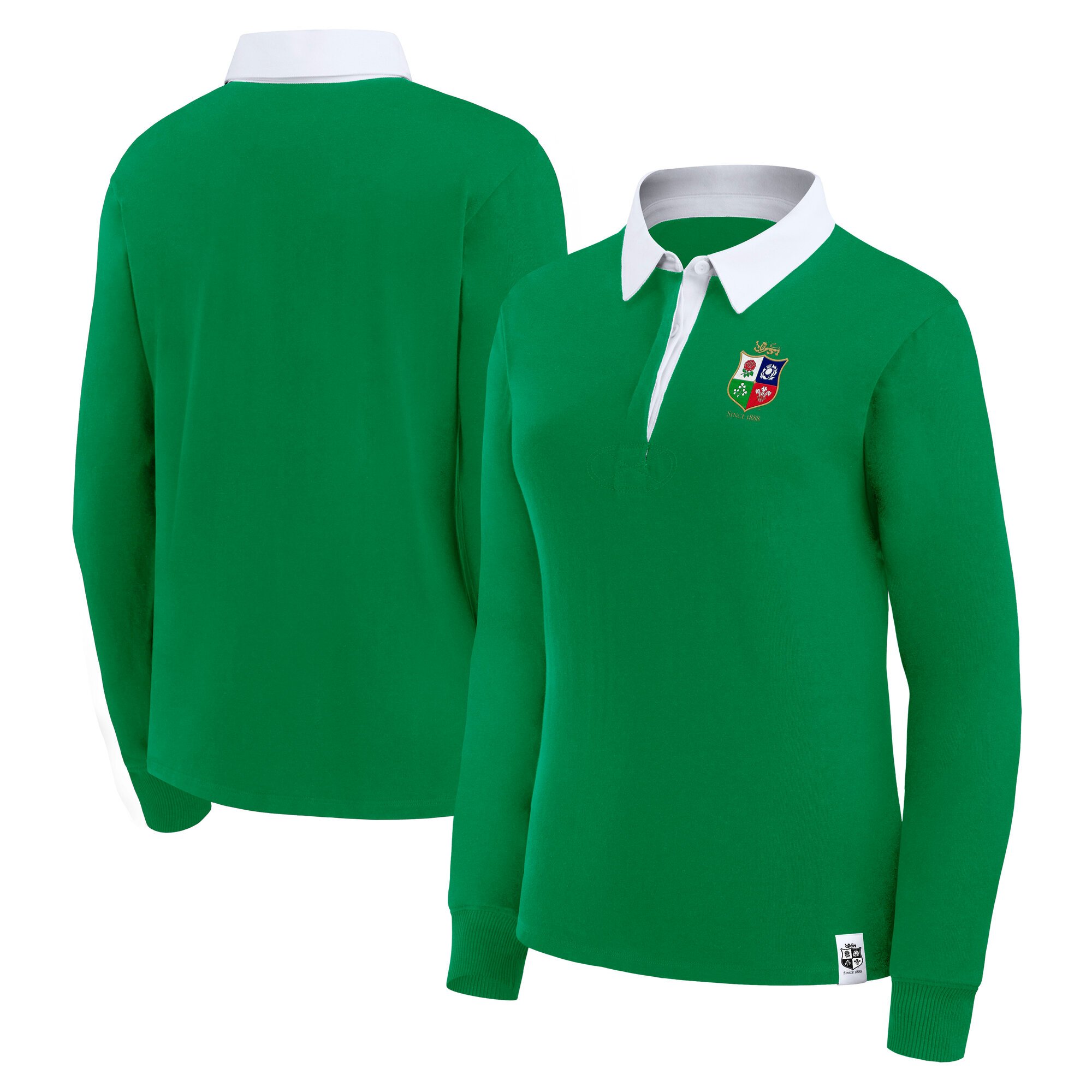 British & Irish Lions Maglia da rugby a maniche lunghe - Verde - Donna