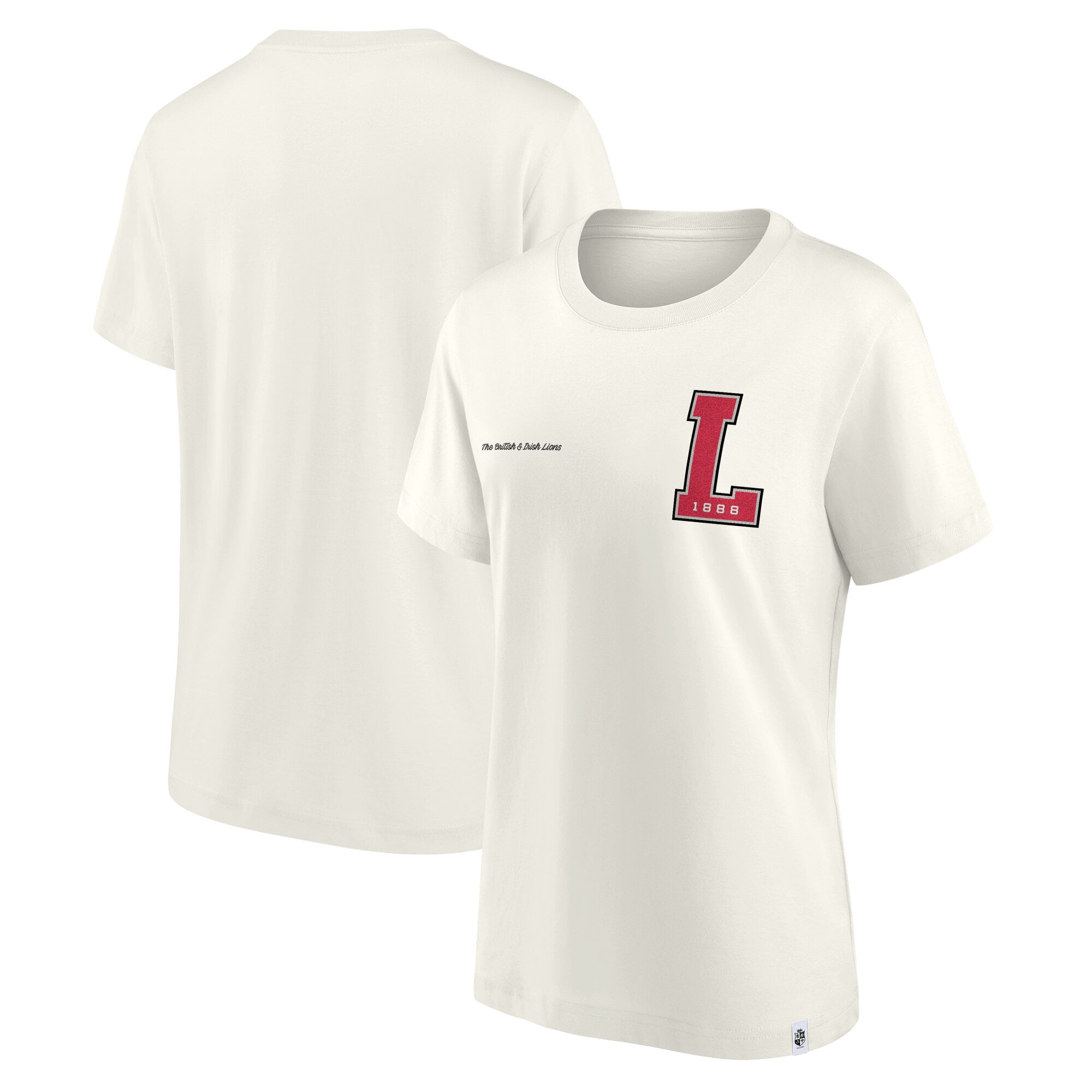 T-shirt con grafica British & Irish Lions Campus Icons - Bianco sporco - Donna