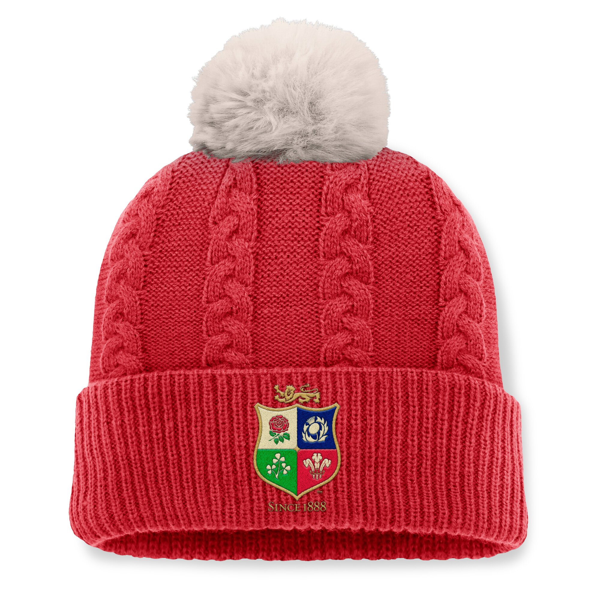 Berretto con pompon British & Irish Lions - Rosso - Donna