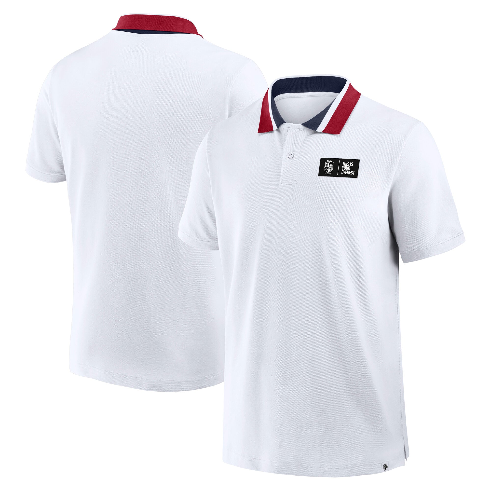 Polo con punta in piqué British & Irish Lions - Bianco
