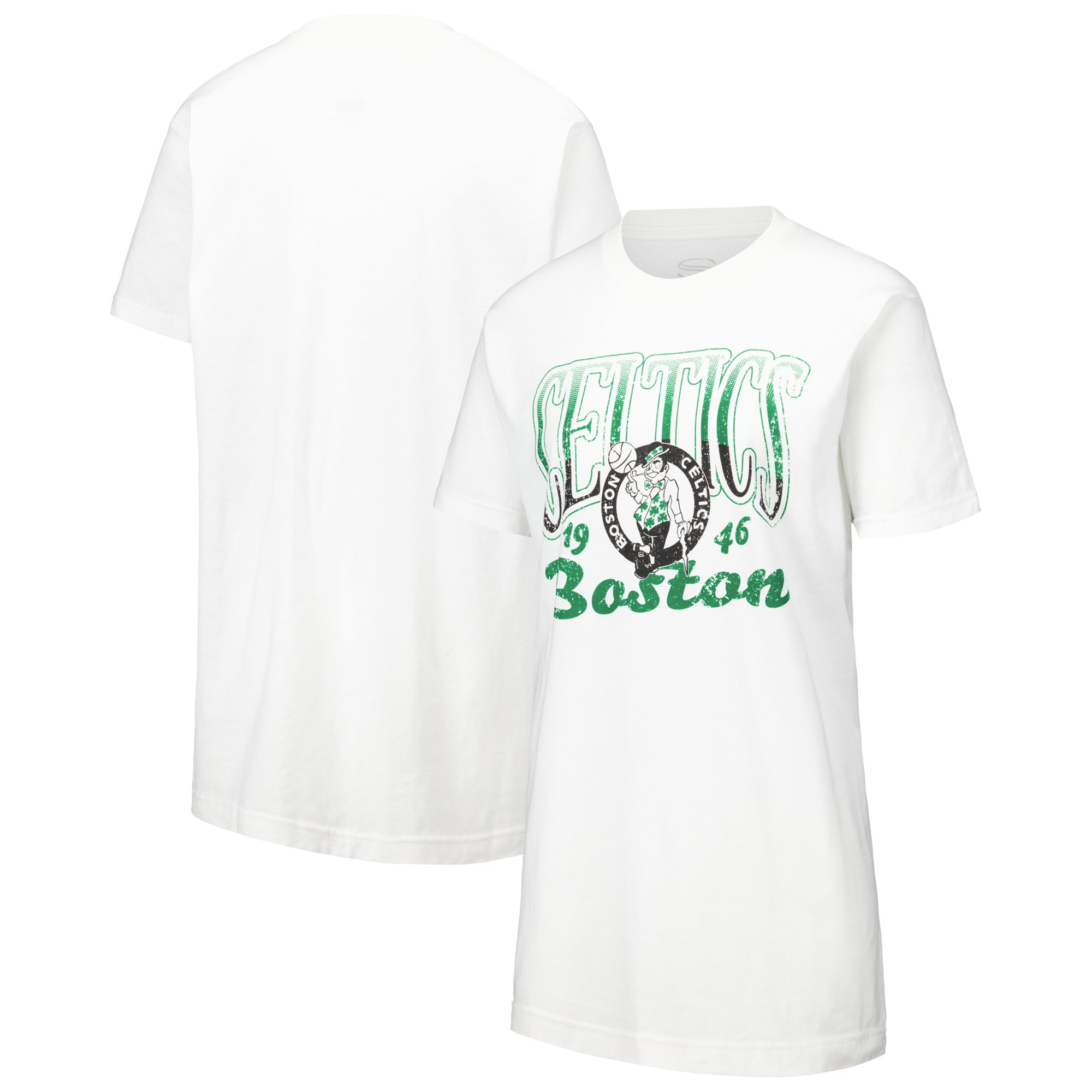 Women's Stadium Essentials White Boston Celtics Sky High T-Shirt