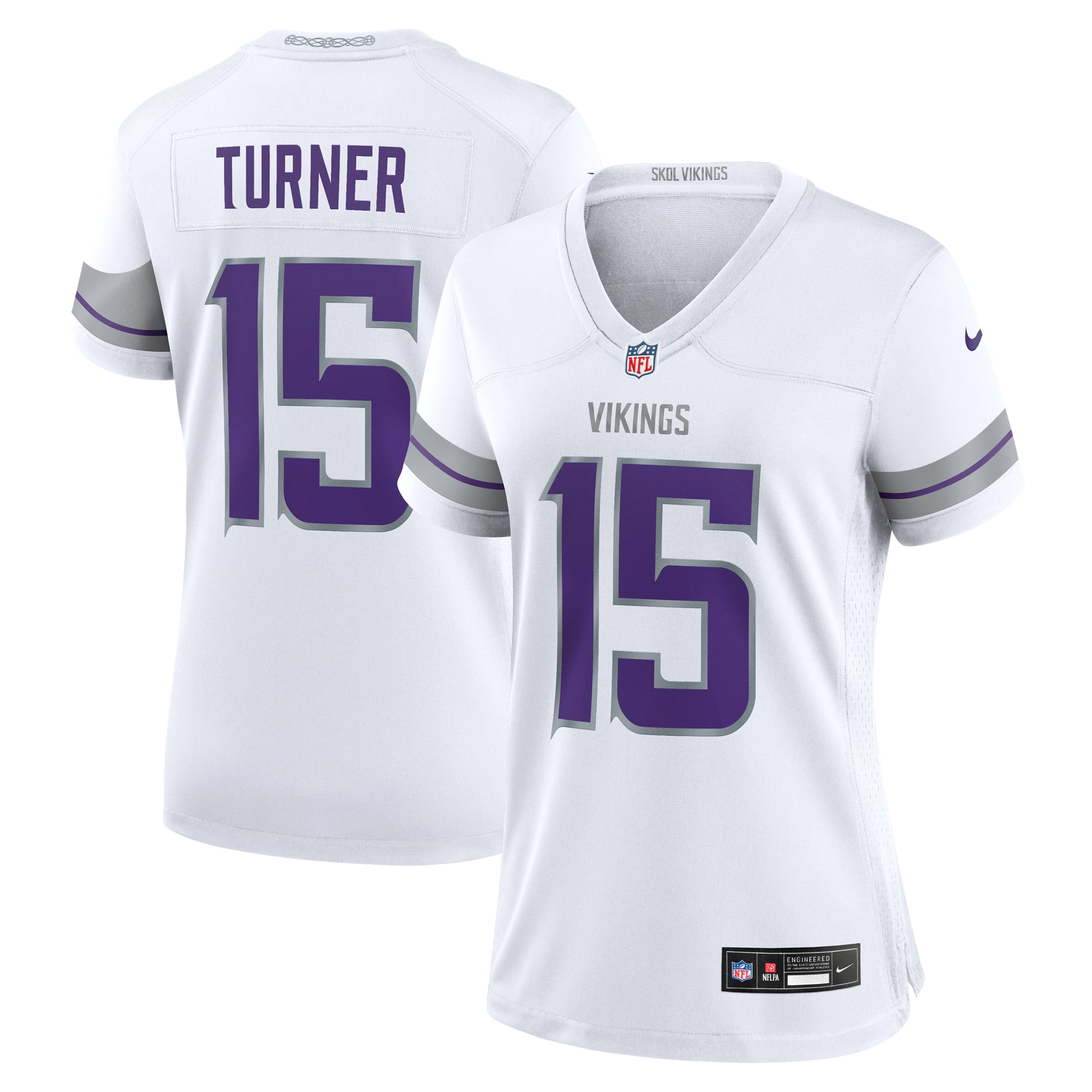 Women’s Nike Dallas Turner White Minnesota Vikings Alternate Game Jersey Women’s Nike Dallas Turner White Minnesota Vikings Alternate Game Jersey