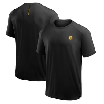 Men's Fanatics Black Pittsburgh Steelers Front Office Move Mono T-Shirt