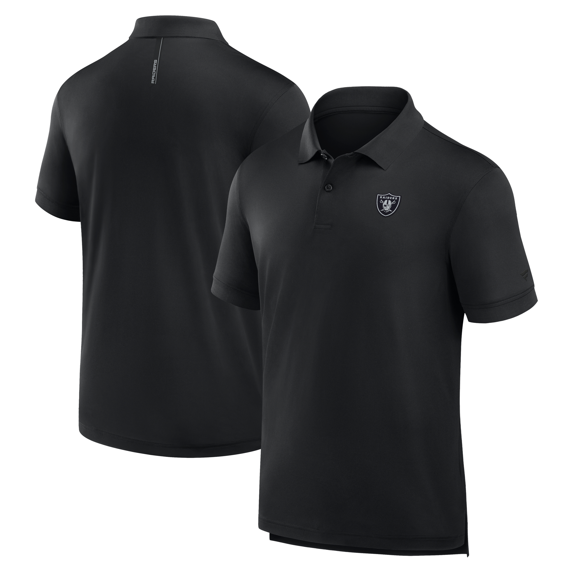 Men's Fanatics Black Las Vegas Raiders Front Office Move Mono Polo
