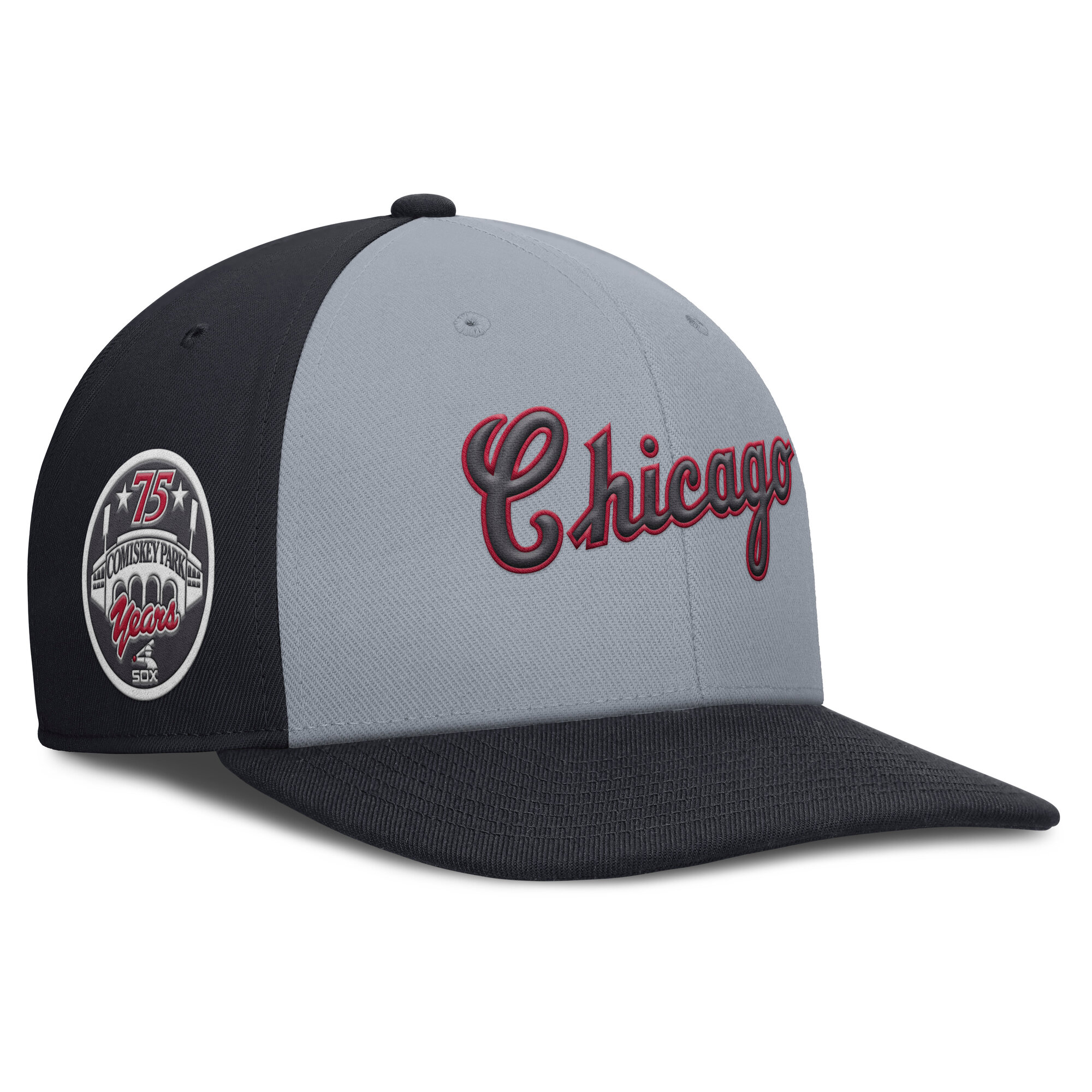 Men's Nike Gray/Navy Chicago White Sox Pro Performance Snapback Hat