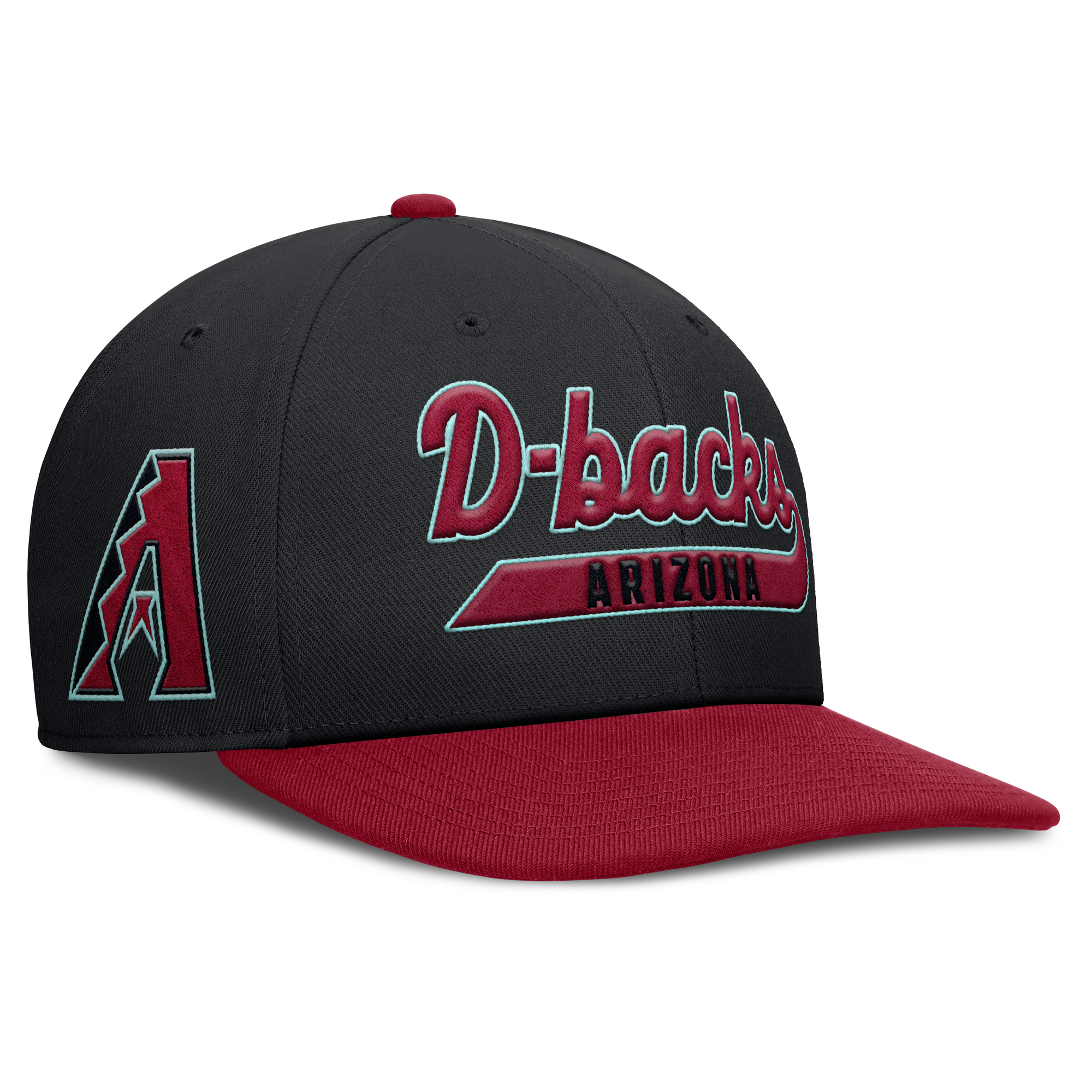 Men's Nike Black/Red Arizona Diamondbacks Pro Performance Snapback Hat