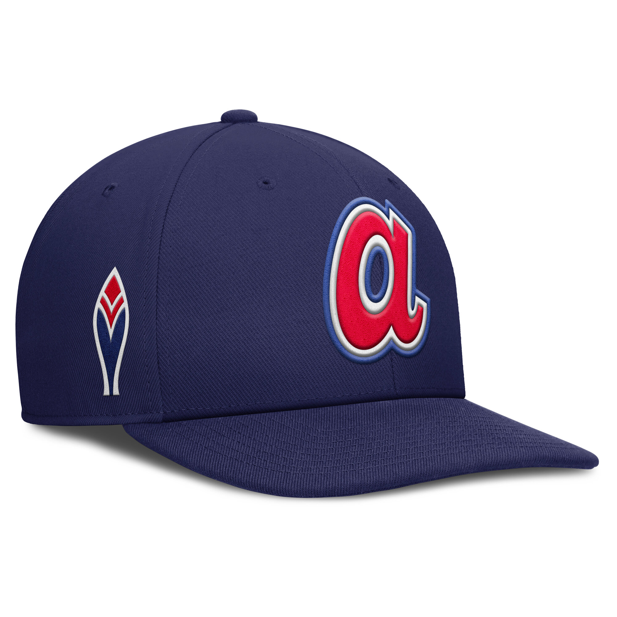 Men's Nike Navy Atlanta Braves Pro Performance Snapback Hat
