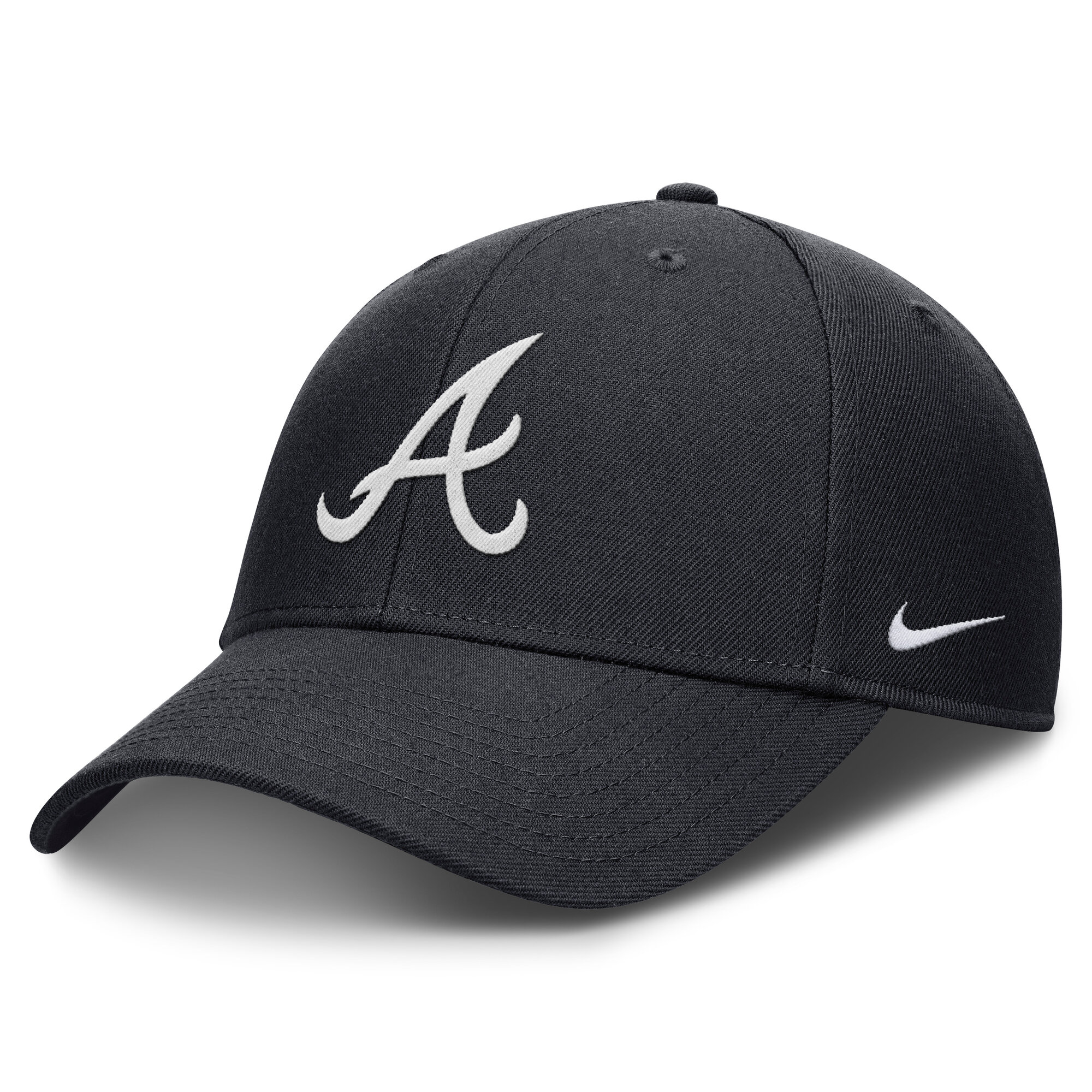 Men's Nike Navy Atlanta Braves Dri-FIT Club Adjustable Hat