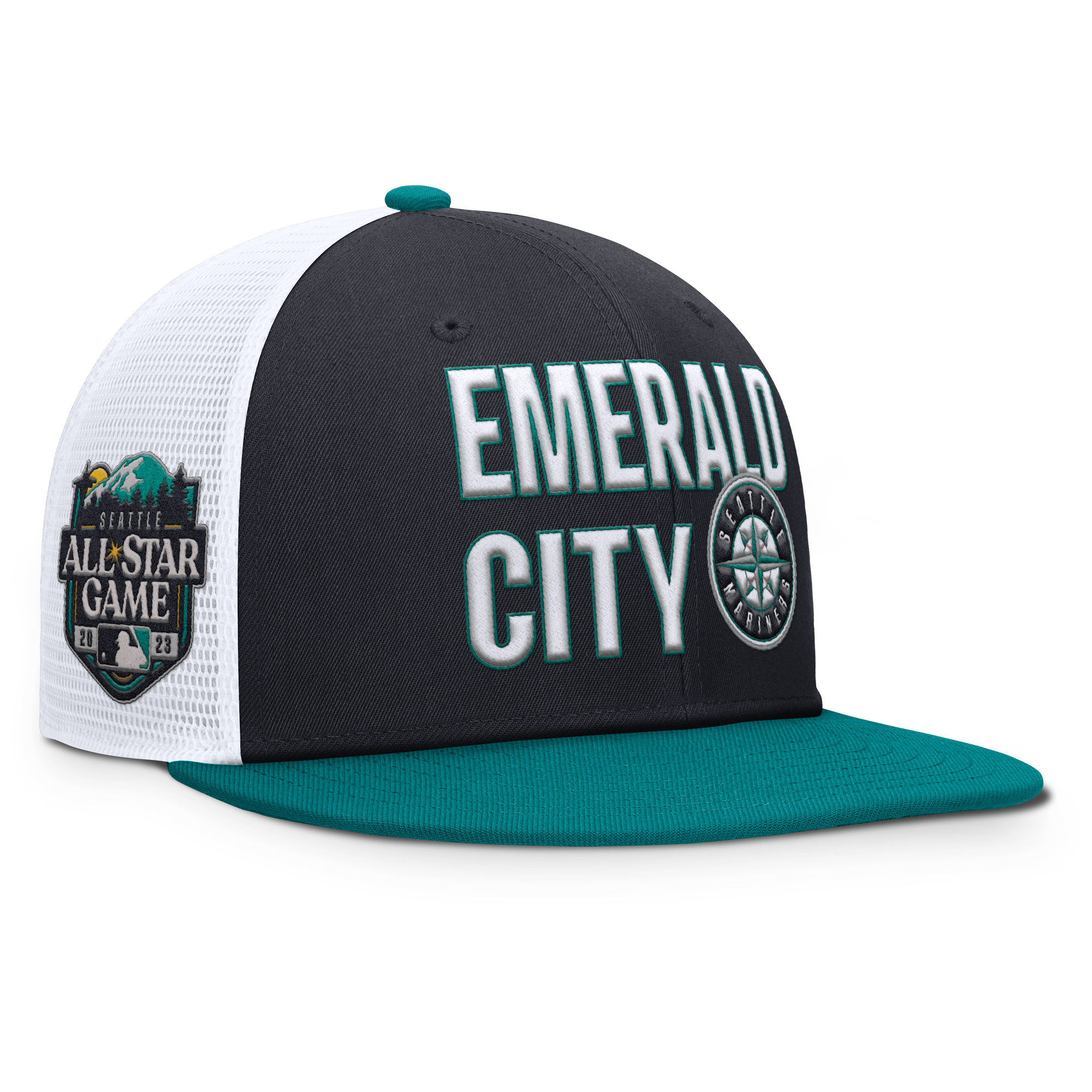 Men's Nike Navy Seattle Mariners Pro Trucker Snapback Hat