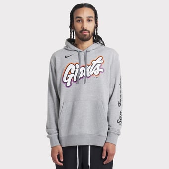 Men's Nike  Heather Gray San Francisco Giants 2025 City Connect French Terry Club Pullover Hoodie