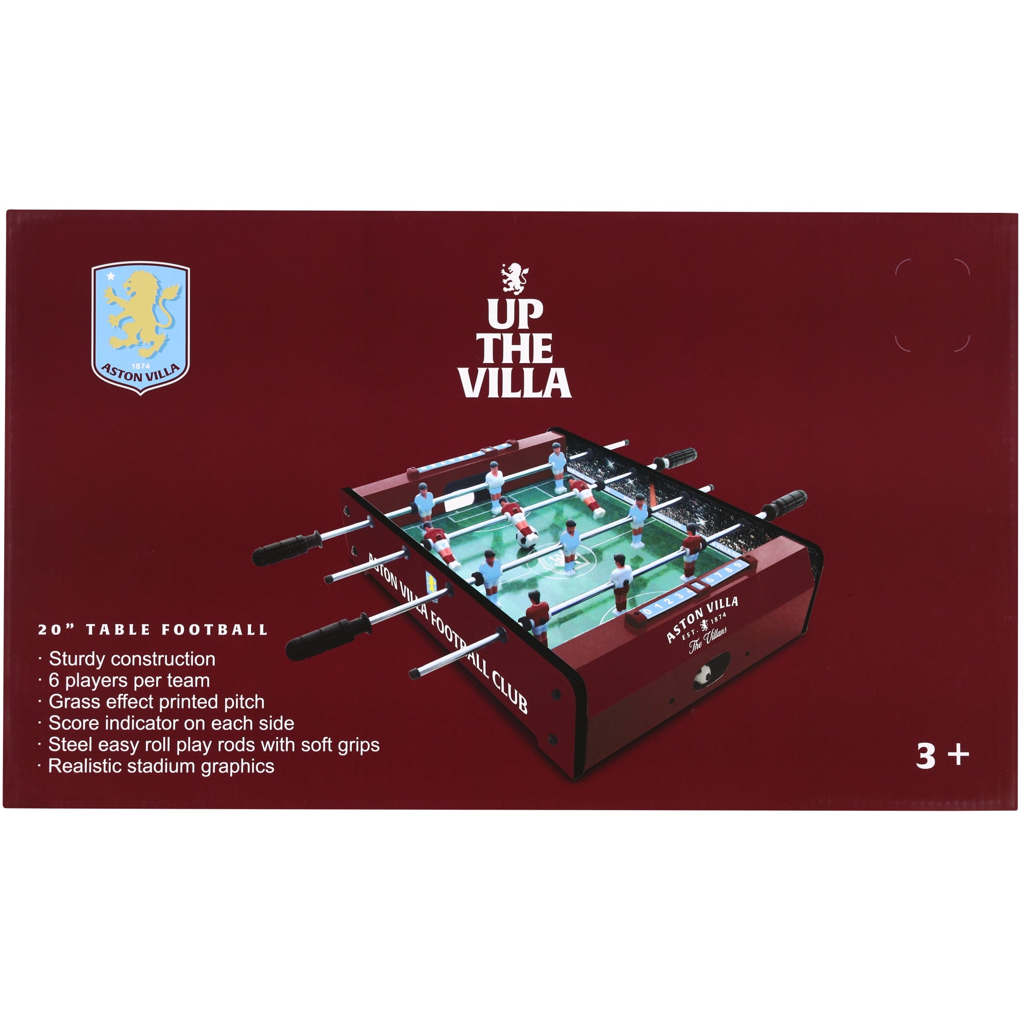 Juego de mesa de fútbol Aston Villa - 20 pulgadas
